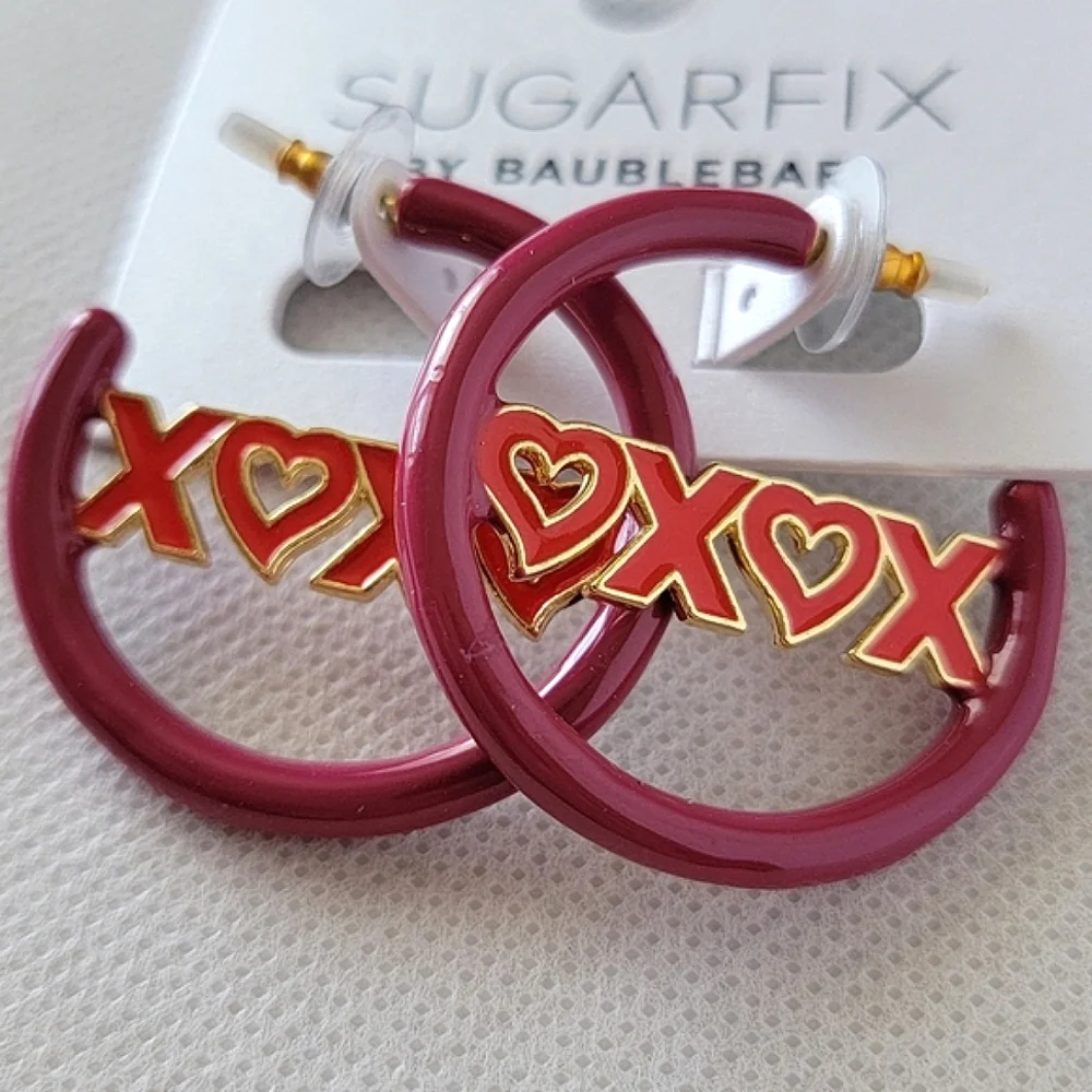 XOXO Hoop Earrings Sugarfix By BaubleBar